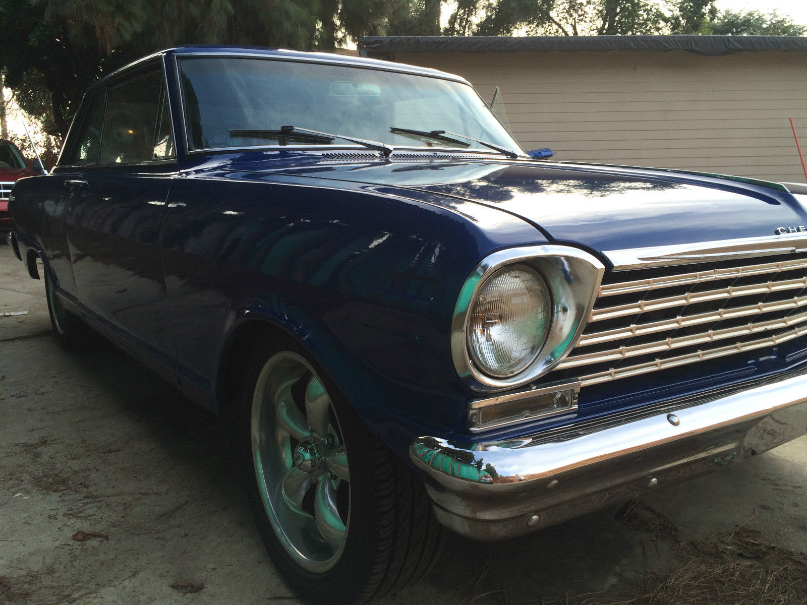 1963 Blue Chevrolet Nova Coupe