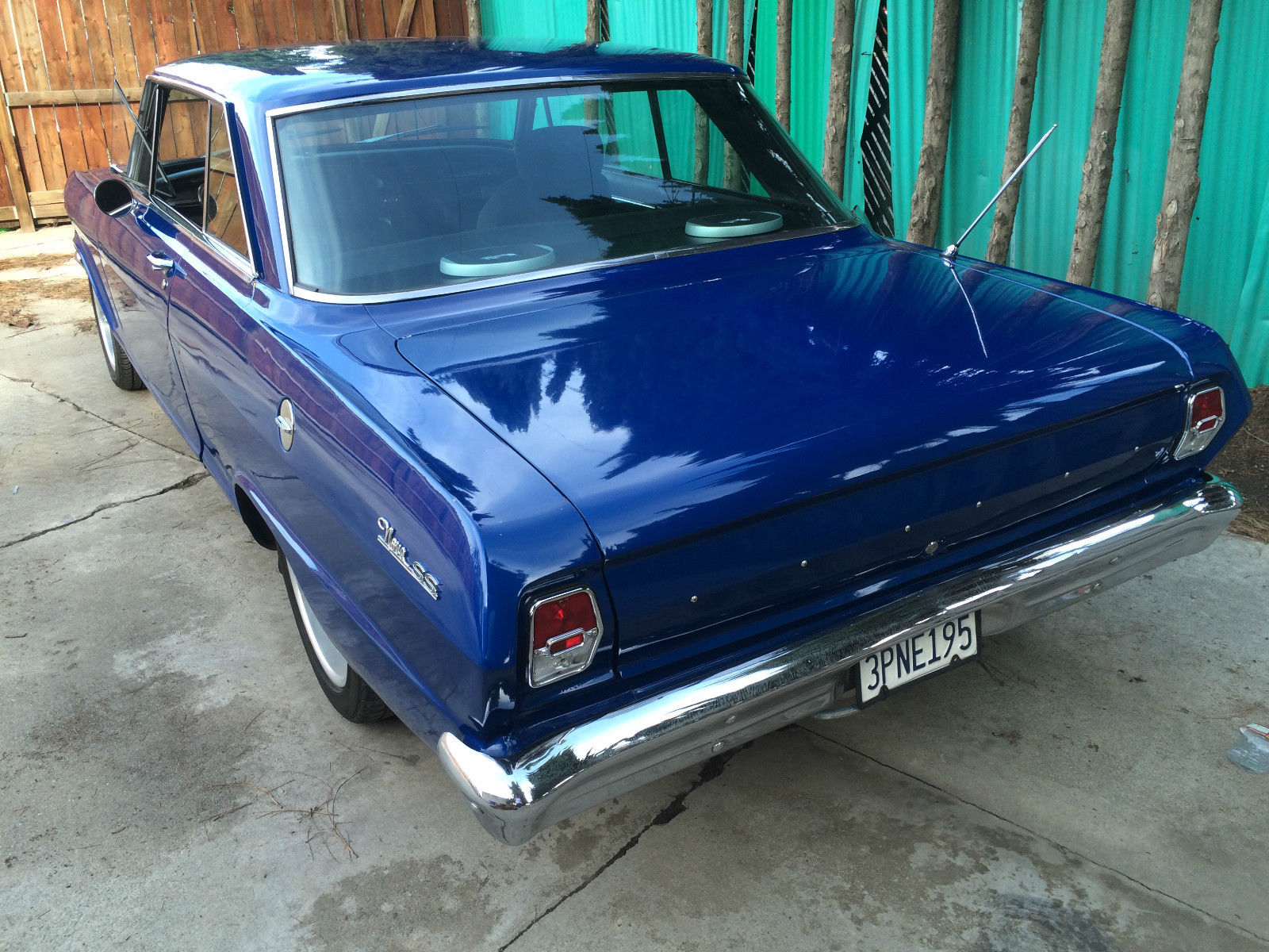1963 Blue Chevrolet Nova Coupe