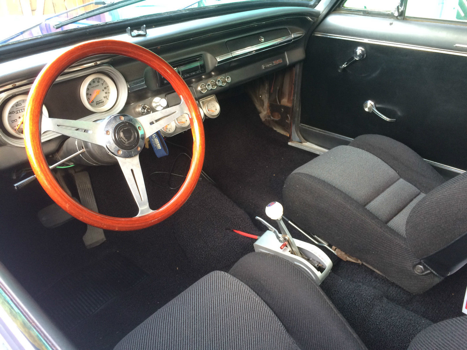 1963 Blue Chevrolet Nova Coupe