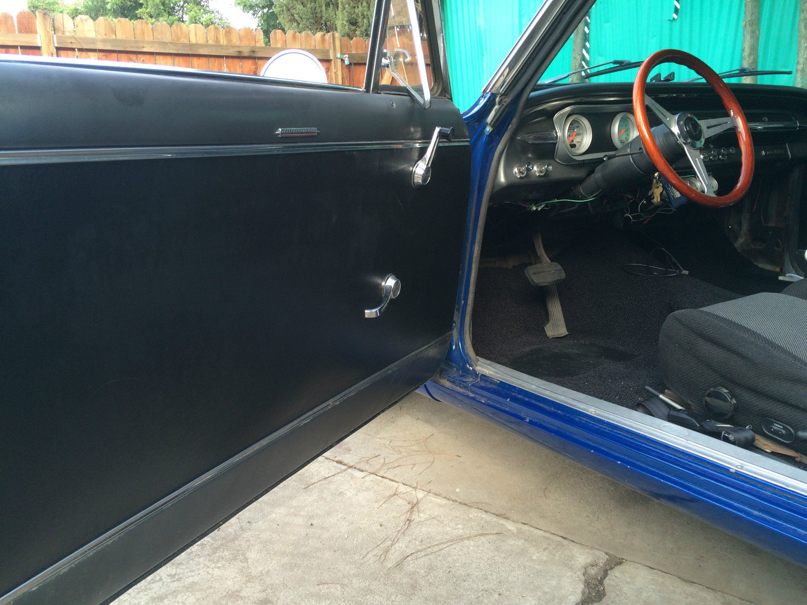 1963 Blue Chevrolet Nova Coupe