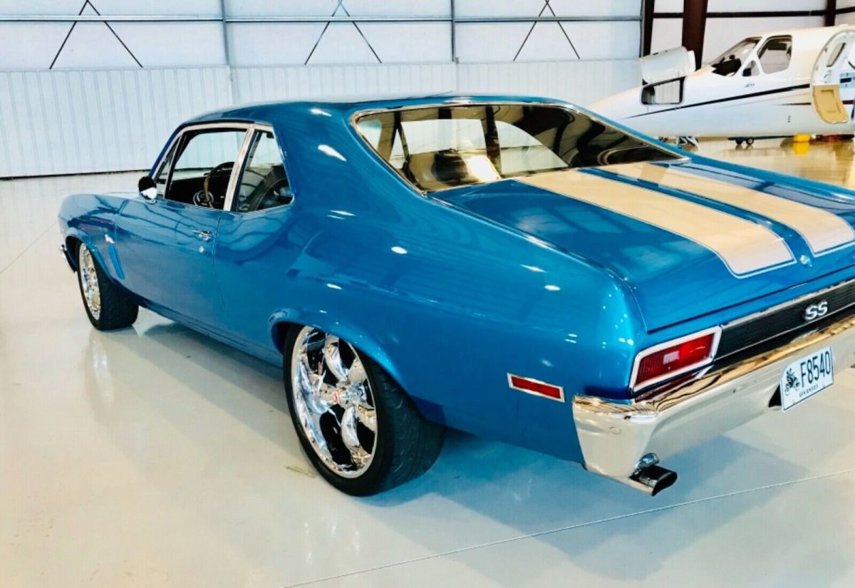 1970 Blue Chevrolet Nova Coupe