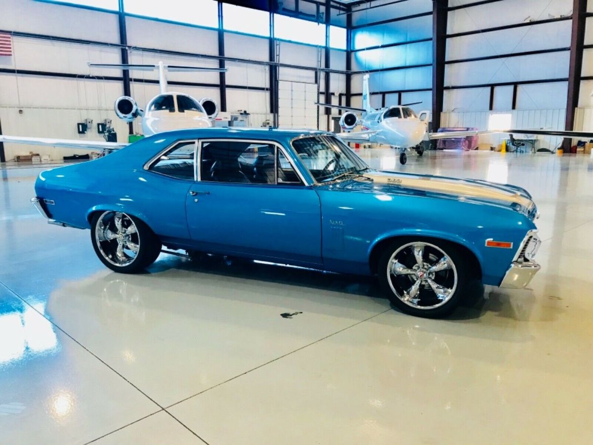 1970 Blue Chevrolet Nova Coupe