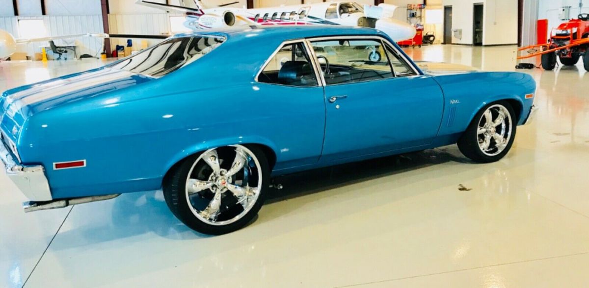1970 Blue Chevrolet Nova Coupe