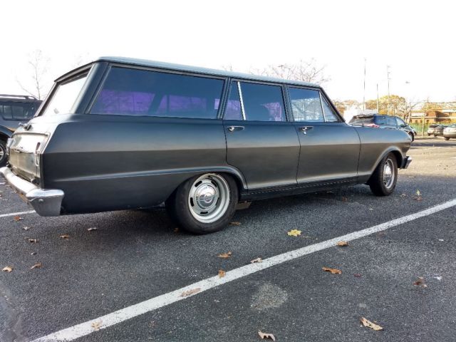 1963 Black Chevrolet Nova Wagon