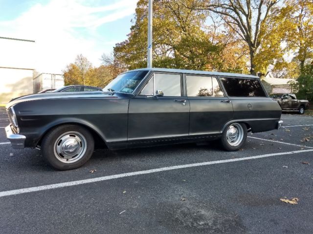 1963 Black Chevrolet Nova Wagon