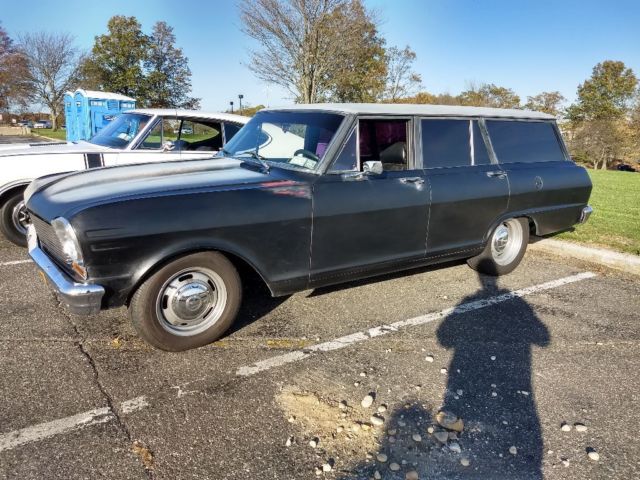 1963 Black Chevrolet Nova Wagon