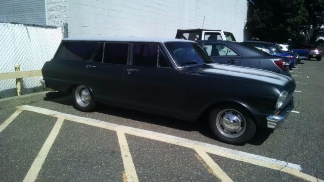 1963 Black Chevrolet Nova Wagon