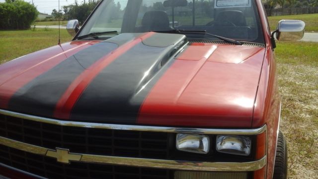1989 Red Chevrolet Other Pickups Standard Cab Pickup