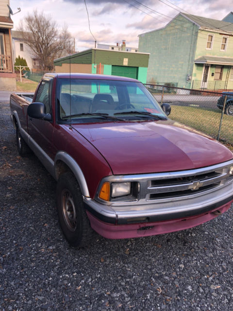 1994 Burgundy Chevrolet Other Pickups Standard Cab Pickup