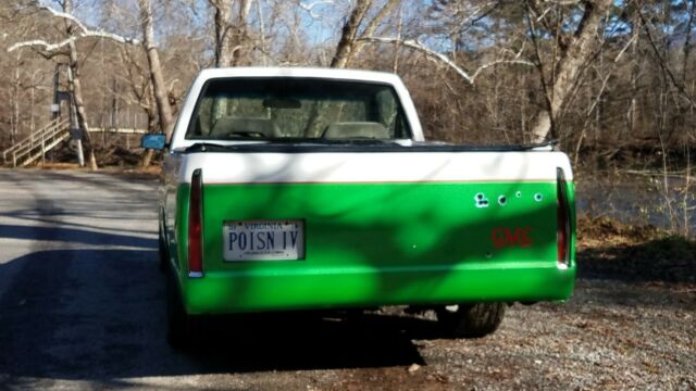 1991 Green, White Chevrolet S-10 Standard Cab Pickup