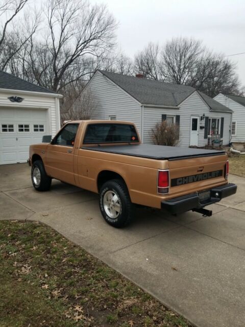 1986 Gold Chevrolet S-10
