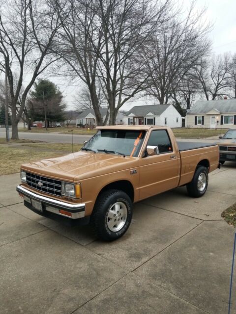 1986 Gold Chevrolet S-10
