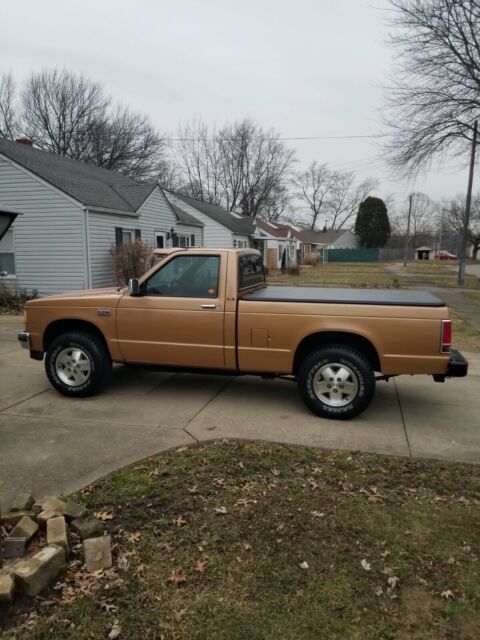 1986 Gold Chevrolet S-10