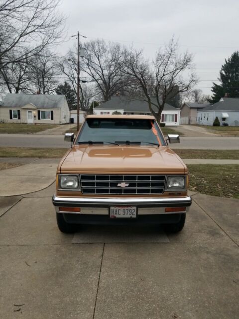 1986 Gold Chevrolet S-10