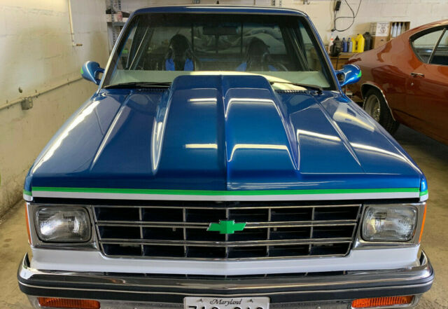 1983 Blue Chevrolet S-10 Standard Cab Pickup