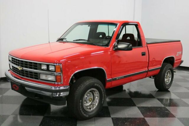 1989 Red Chevrolet Silverado 1500 Pickup Truck