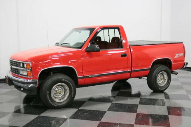 1989 Red Chevrolet Silverado 1500 Pickup Truck