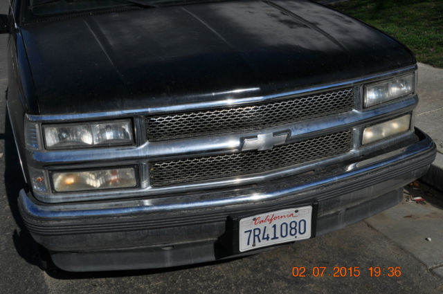1994 Black Chevrolet Silverado 1500 Crew Cab Pickup