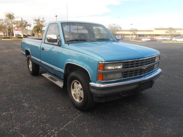 1993 Blue Chevrolet C/K Pickup 1500 REG CAB 4wd