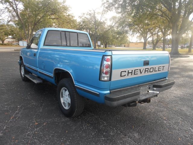 1993 Blue Chevrolet C/K Pickup 1500 REG CAB 4wd