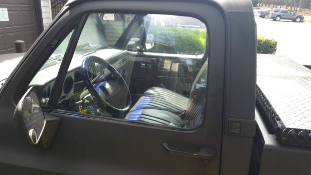 1984 flat black Chevrolet C/K Pickup 1500 Pickup Truck