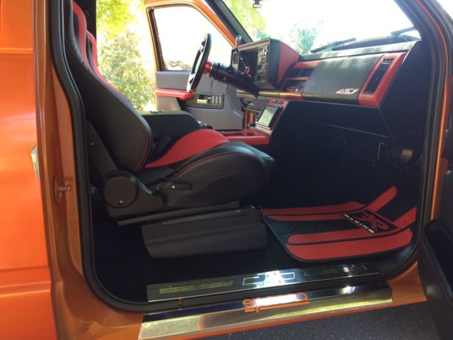 1992 Orange Chevrolet Silverado 1500 Extended Cab Pickup
