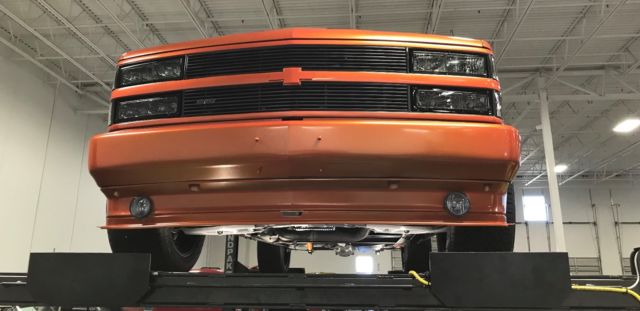1992 Orange Chevrolet Silverado 1500 Extended Cab Pickup