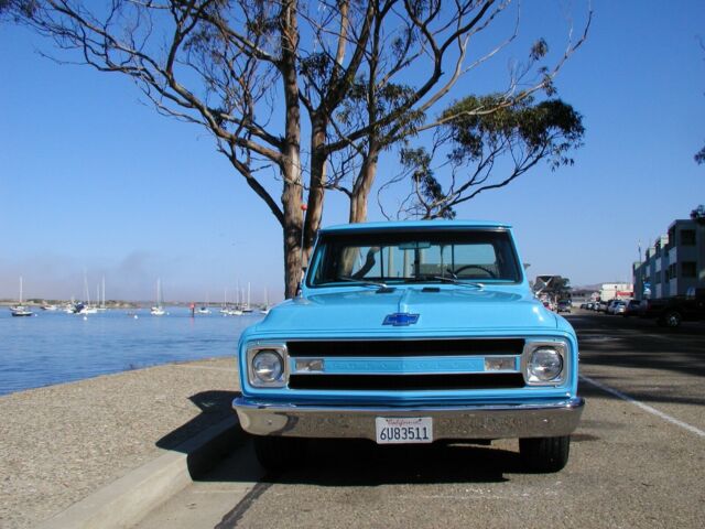 1969 Blue Chevrolet C-10 Standard Cab Pickup