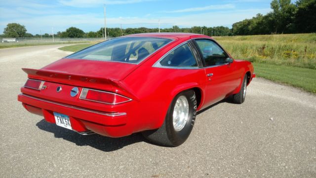 1975 Red Chevrolet Monza Coupe