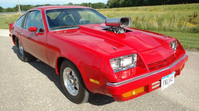 1975 Red Chevrolet Monza Coupe