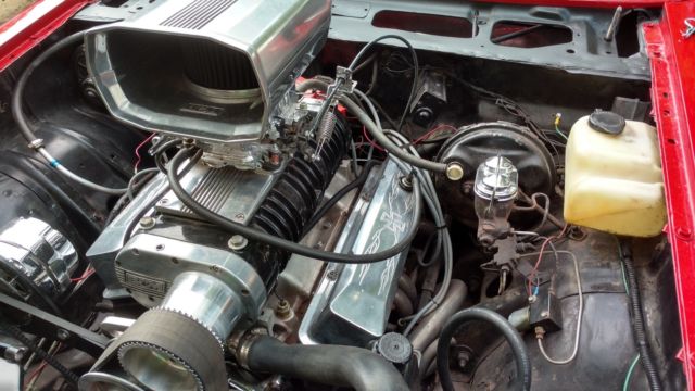 1975 Red Chevrolet Monza Coupe