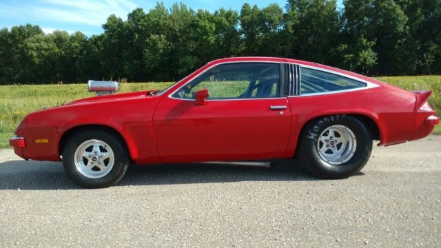 1975 Red Chevrolet Monza Coupe