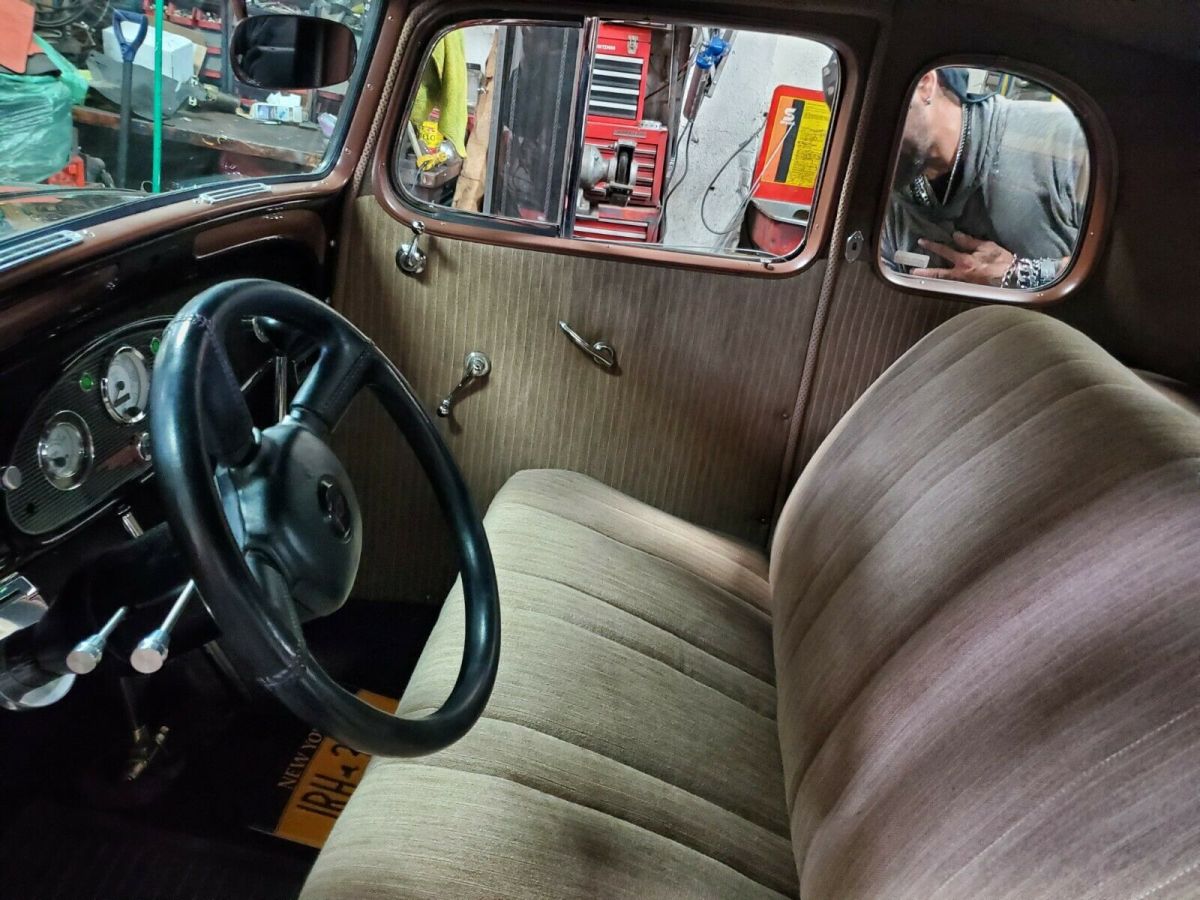 1935 Black Chevrolet Chevy 5 widow coupe Coupe
