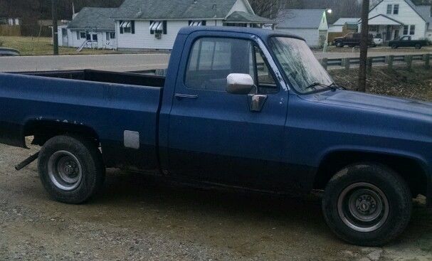 1986 dusk blue Chevrolet C-10