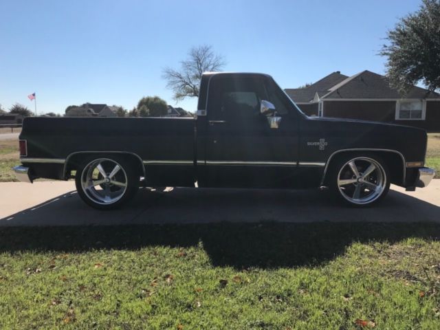 1984 Black Chevrolet C-10