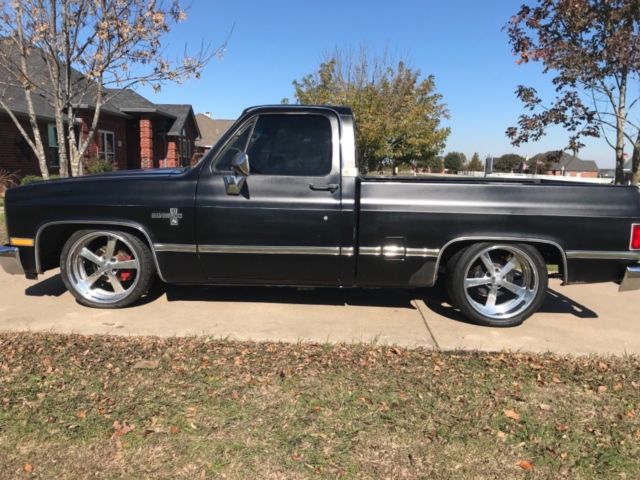 1984 Black Chevrolet C-10
