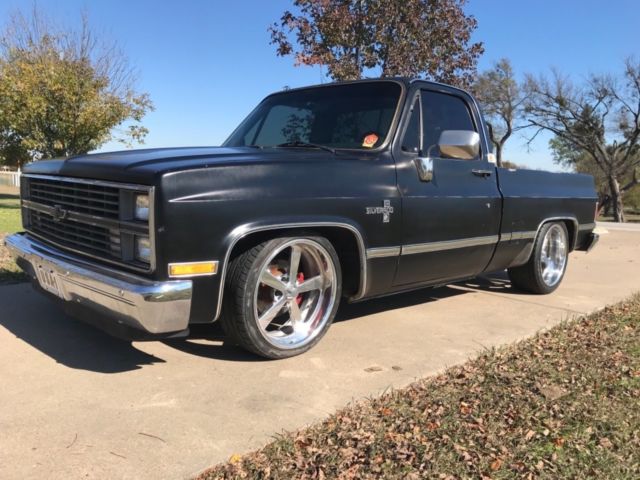 1984 Black Chevrolet C-10