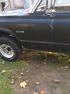 1971 Black Chevrolet C-10 Standard Cab Pickup