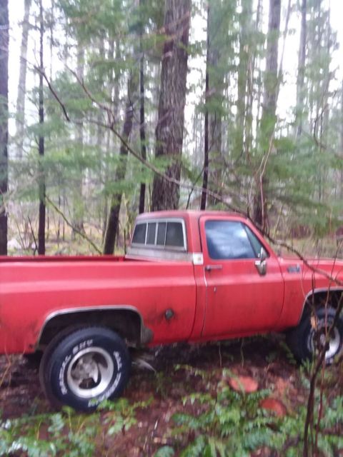 1975 Red Chevrolet C-10 Cab & Chassis