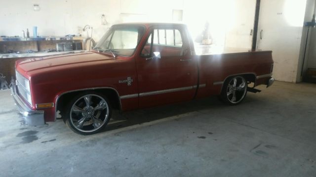 1982 Red Chevrolet Other Pickups custom