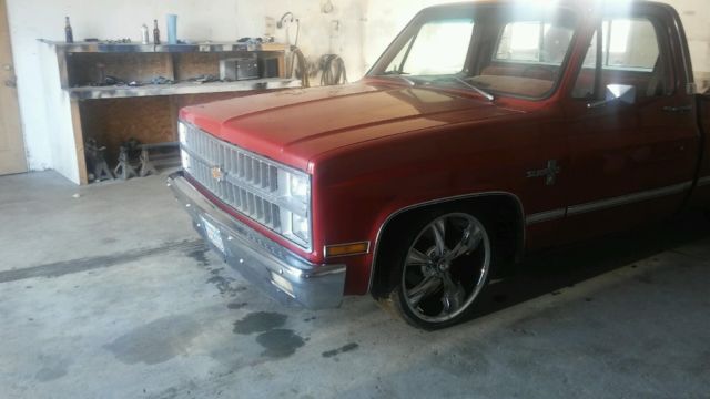 1982 Red Chevrolet Other Pickups custom