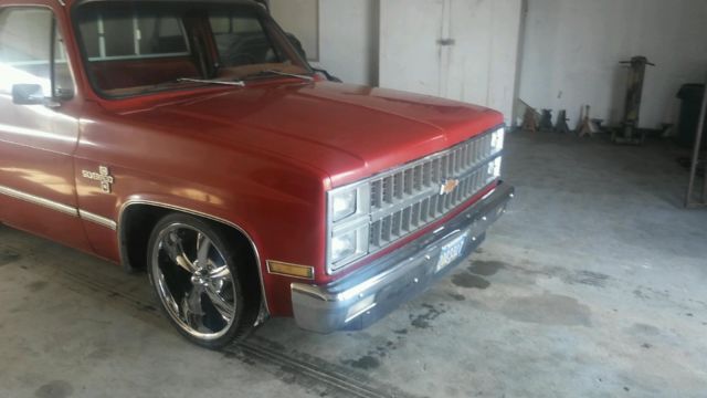 1982 Red Chevrolet Other Pickups custom
