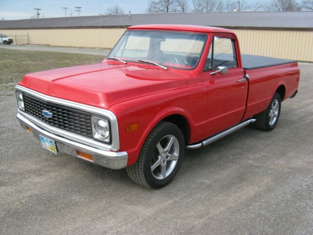 1972 Red Chevrolet C-10 Standard Cab Pickup