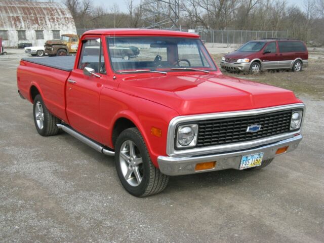 1972 Red Chevrolet C-10 Standard Cab Pickup