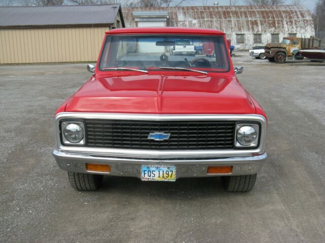 1972 Red Chevrolet C-10 Standard Cab Pickup