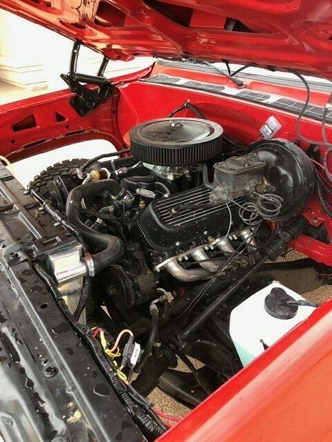 1978 red with black trim Chevrolet C-10 short bed