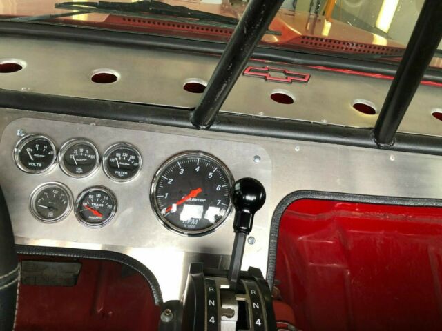 1978 red with black trim Chevrolet C-10 short bed