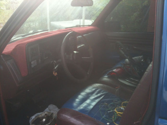 1993 Blue Chevrolet Other Pickups SHORT BED