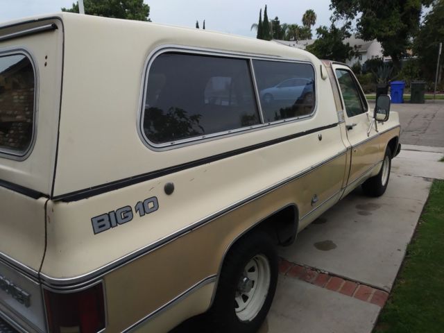 1978 Yellow Chevrolet C-10 Standard Cab Pickup