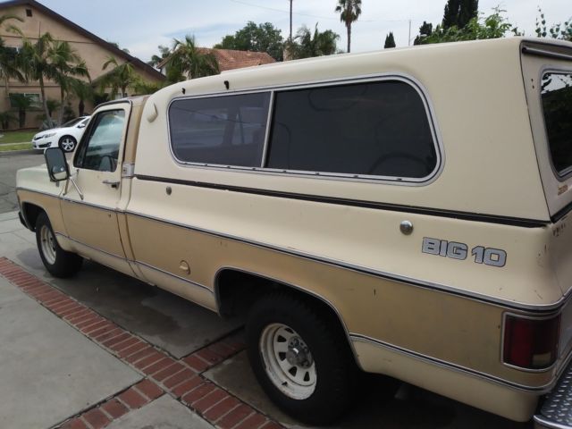 1978 Yellow Chevrolet C-10 Standard Cab Pickup